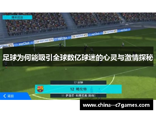 足球为何能吸引全球数亿球迷的心灵与激情探秘